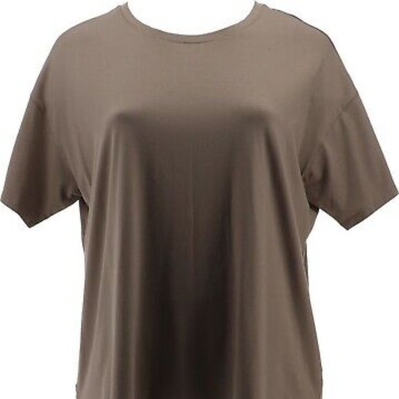 NWT SERRA RETREAT BY JOIE RUCKER THE‎ RELAXED TUNIC TEE PEACE GREEN XXS - Picture 4 of 9